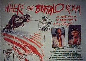 the movie poster: Where the Buffalo Roam (1980) ver2
