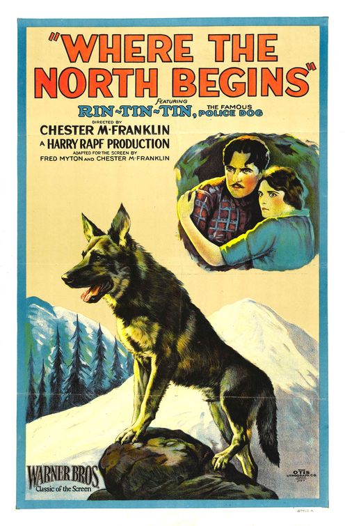 the movie poster: Where the North Begins (1923)
