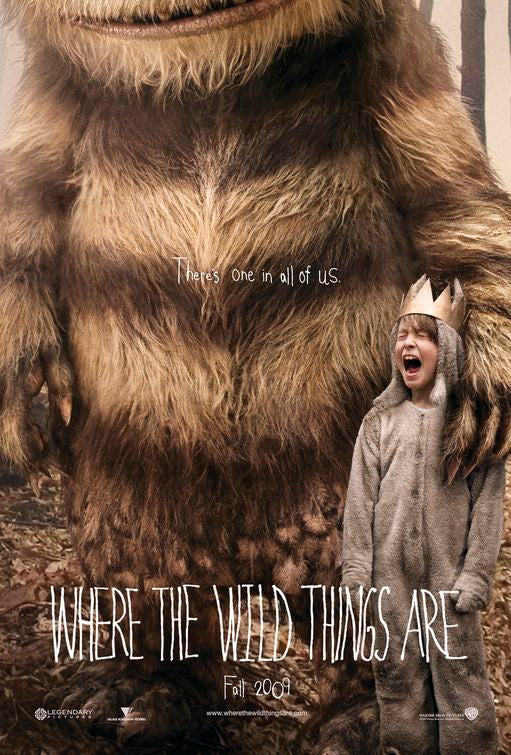 the movie poster: Where the Wild Things Are (2009)