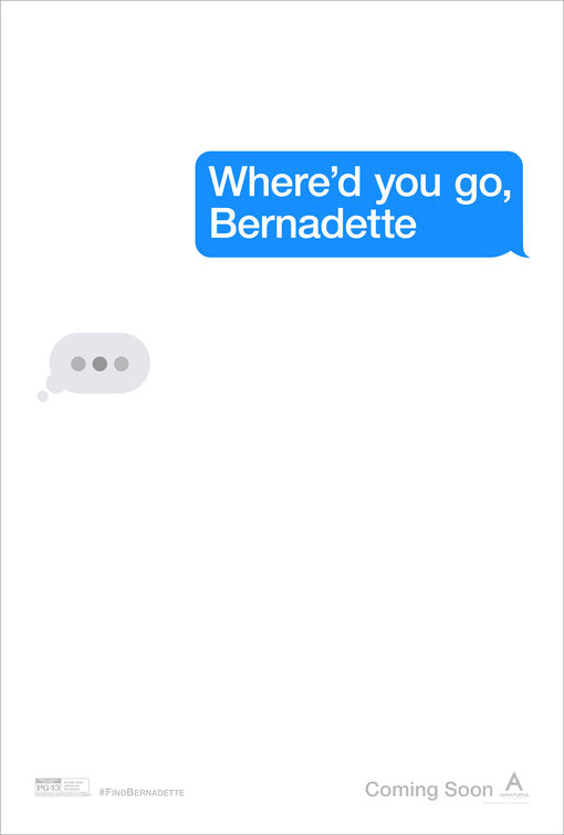 1000 piece jigsaw puzzle for the movie poster: Where'd You Go, Bernadette (2019)