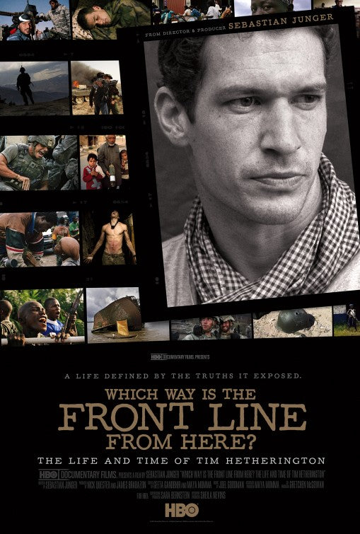 1000 piece jigsaw puzzle for the movie poster: Which Way Is the Front Line from Here? The Life and Time of Tim Hetherington (2013)