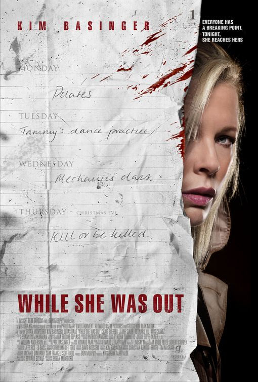 the movie poster: While She Was Out (2008)