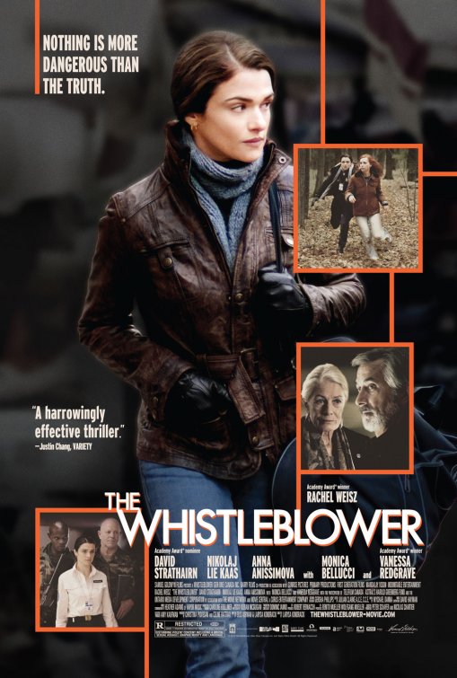1000 piece jigsaw puzzle for the movie poster: The Whistleblower (2011)