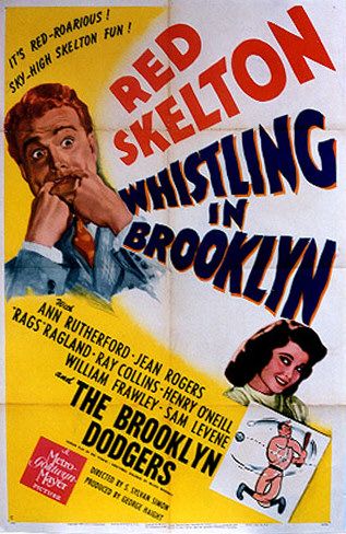 the movie poster: Whistling in Brooklyn (1943)