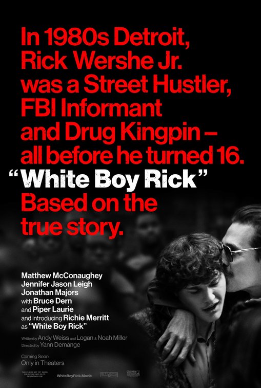 1000 piece jigsaw puzzle for the movie poster: White Boy Rick (2018)