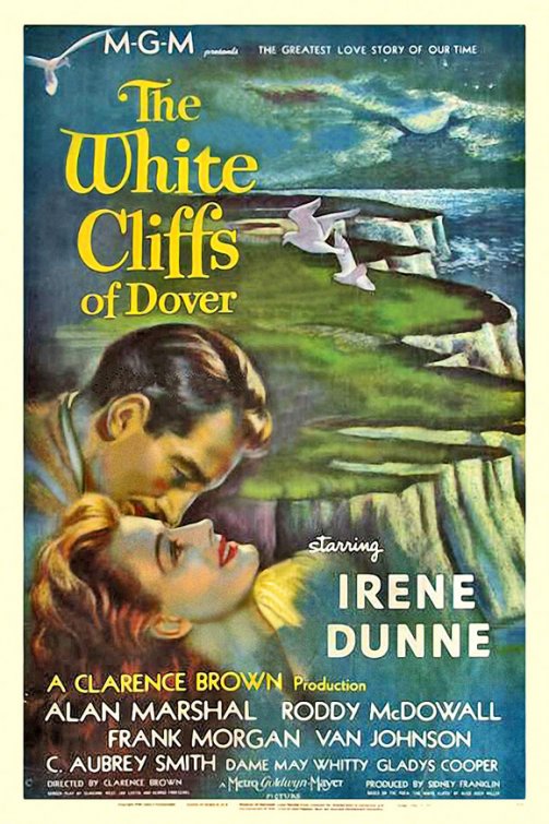 1000 piece jigsaw puzzle for the movie poster: The White Cliffs of Dover (1944)