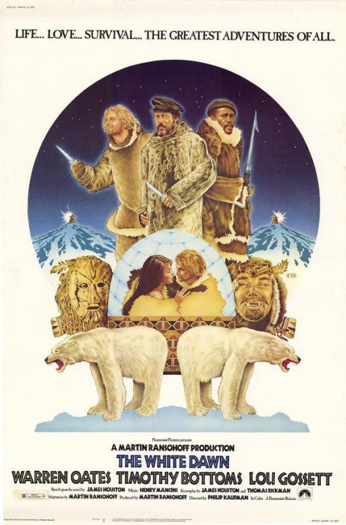 1000 piece jigsaw puzzle for the movie poster: The White Dawn (1974)