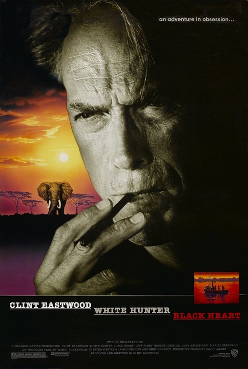 the movie poster: White Hunter, Black Heart (1990)