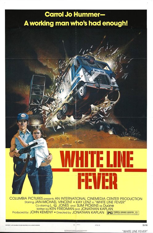 the movie poster: White Line Fever (1975)