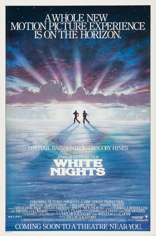 the movie poster: White Nights (1985) ver1