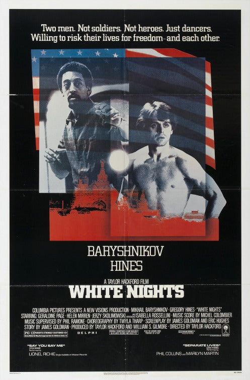 the movie poster: White Nights (1985) ver2