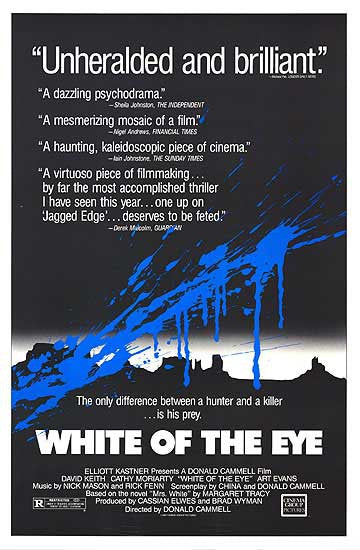 1000 piece jigsaw puzzle for the movie poster: White of the Eye (1987)