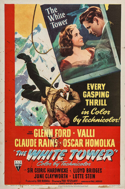 1000 piece jigsaw puzzle for the movie poster: The White Tower (1950)