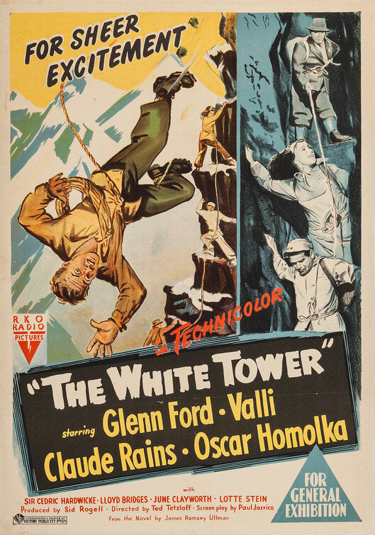 1000 piece jigsaw puzzle for the movie poster: The White Tower (1950) ver2