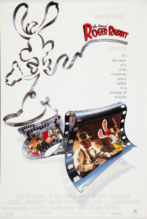 1000 piece jigsaw puzzle for the movie poster: Who Framed Roger Rabbit? (1988)