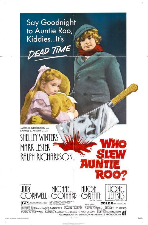 the movie poster: Who Slew Auntie Roo? (1971)