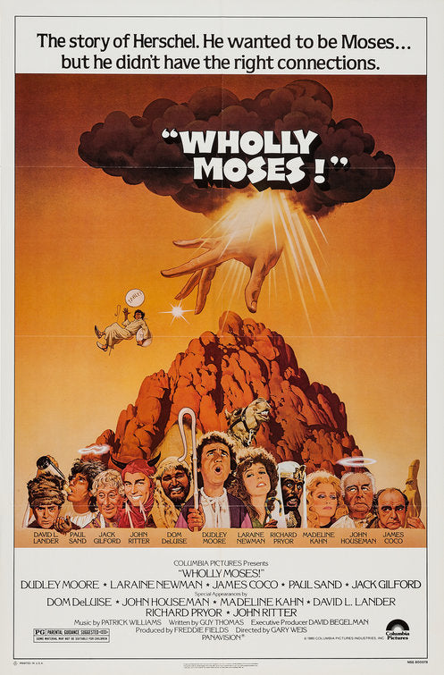 the movie poster: Wholly Moses (1980)