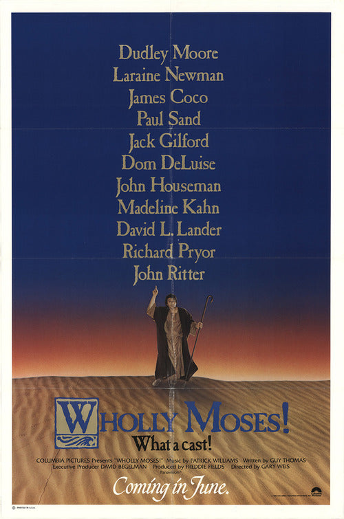 1000 piece jigsaw puzzle for the movie poster: Wholly Moses (1980) ver3