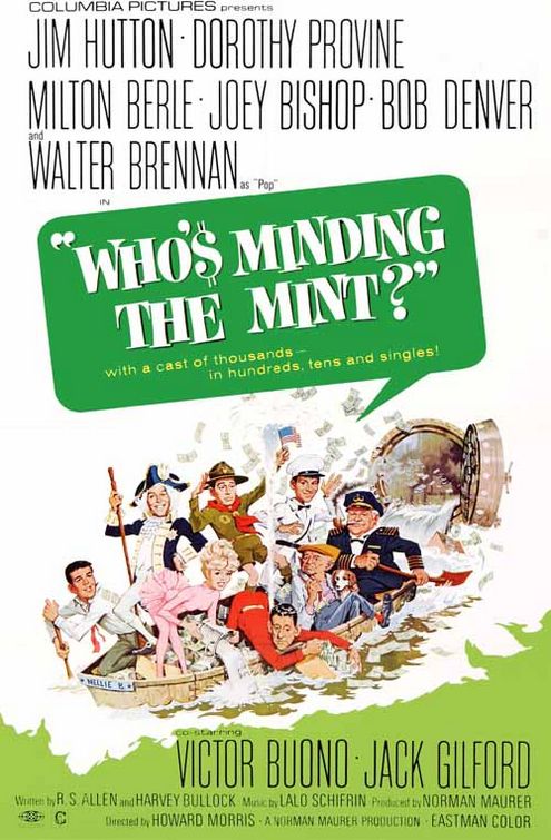 the movie poster: Who's Minding the Mint? (1967)