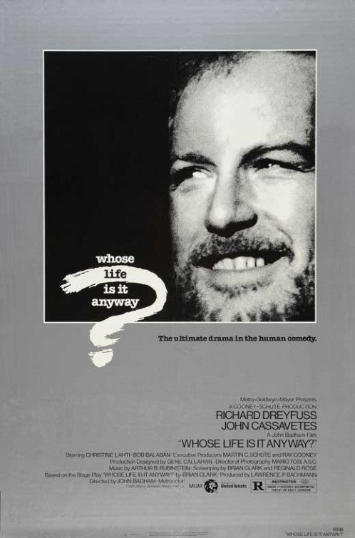 1000 piece jigsaw puzzle for the movie poster: Whose Life Is It Anyway? (1981)