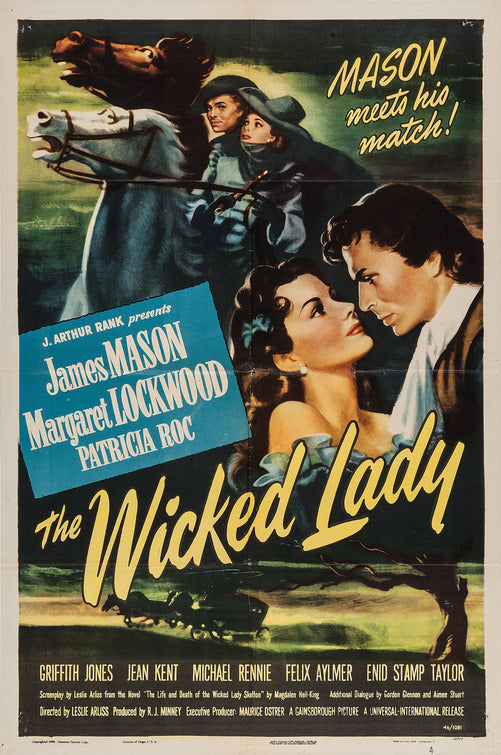 1000 piece jigsaw puzzle for the movie poster: The Wicked Lady (1945)