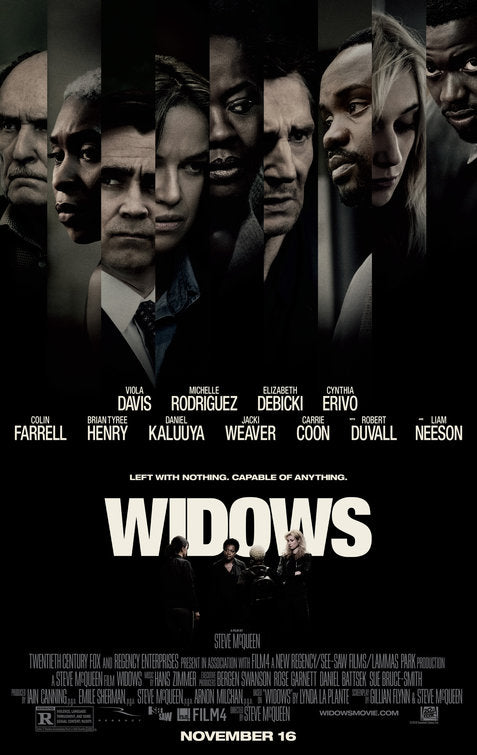 1000 piece jigsaw puzzle for the movie poster: Widows (2018)