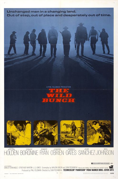 the movie poster: The Wild Bunch (1969)