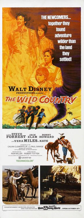 the movie poster: The Wild Country (1970)