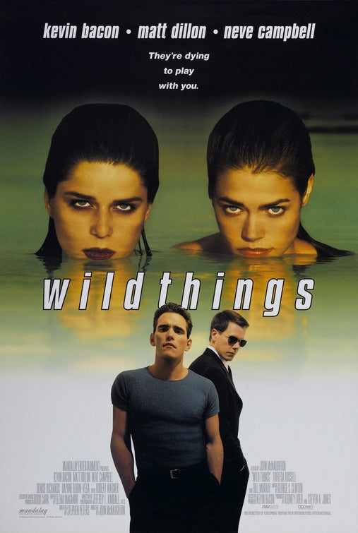 the movie poster: Wild Things (1998)