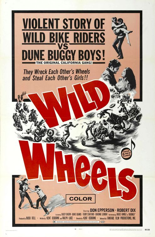 the movie poster: Wild Wheels (1969)