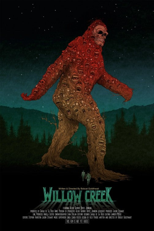 1000 piece jigsaw puzzle for the movie poster: Willow Creek (2014)