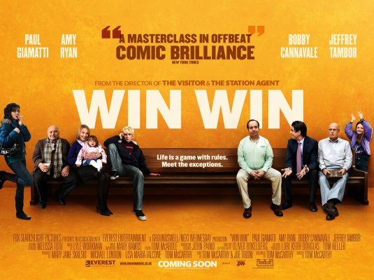 1000 piece jigsaw puzzle for the movie poster: Win Win (2011) ver2