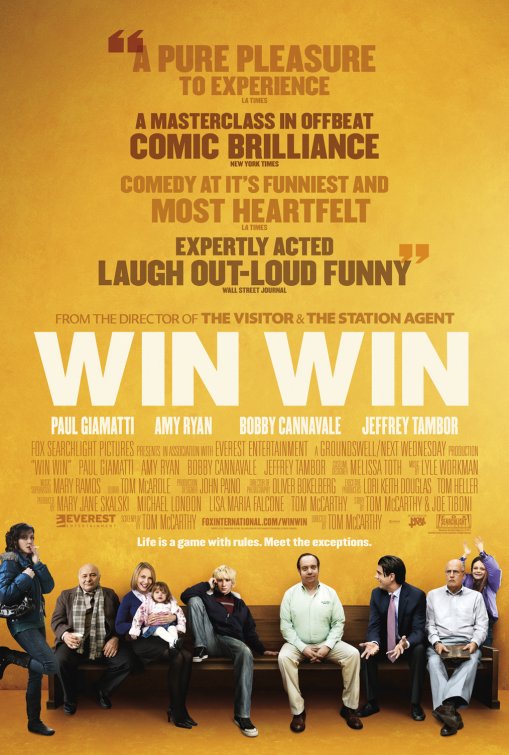 1000 piece jigsaw puzzle for the movie poster: Win Win (2011) ver3