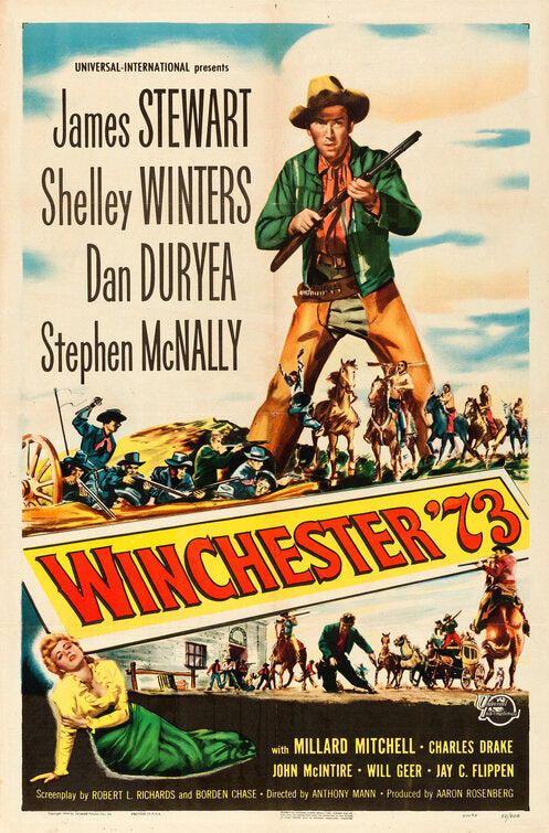 1000 piece jigsaw puzzle for the movie poster: Winchester '73 (1950)
