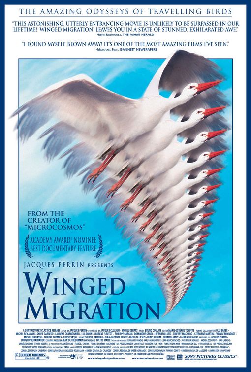 the movie poster: Winged Migration (2002)