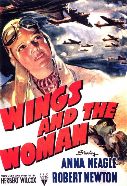 the movie poster: Wings and the Woman (1942)