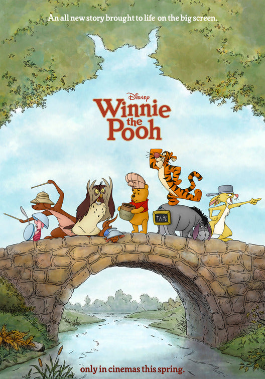 1000 piece jigsaw puzzle for the movie poster: Winnie the Pooh (2011) ver2