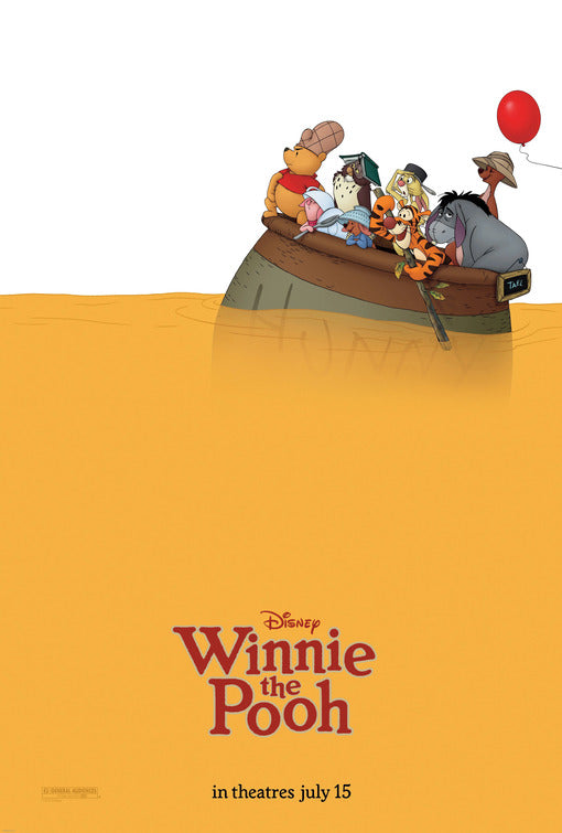 1000 piece jigsaw puzzle for the movie poster: Winnie the Pooh (2011) ver3