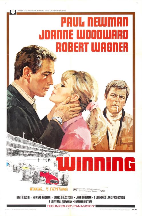 the movie poster: Winning (1969)