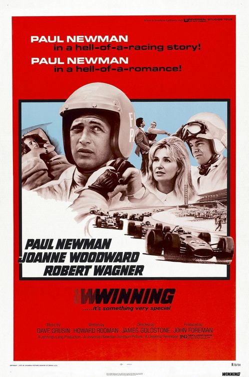 the movie poster: Winning (1969) ver2