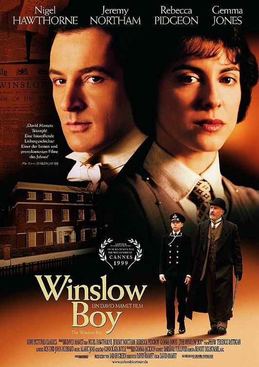 the movie poster: The Winslow Boy (1999) ver2
