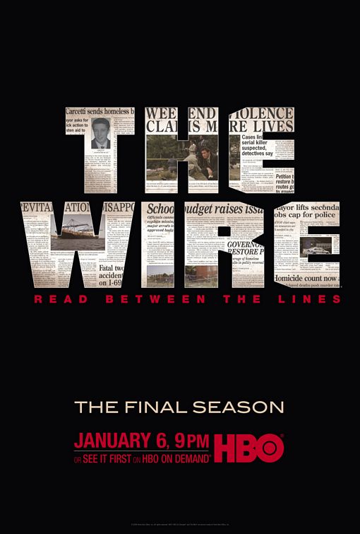 1000 piece jigsaw puzzle for tv poster: The Wire, ver7