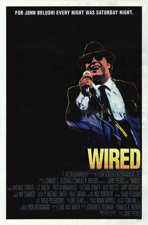 the movie poster: Wired (1989)