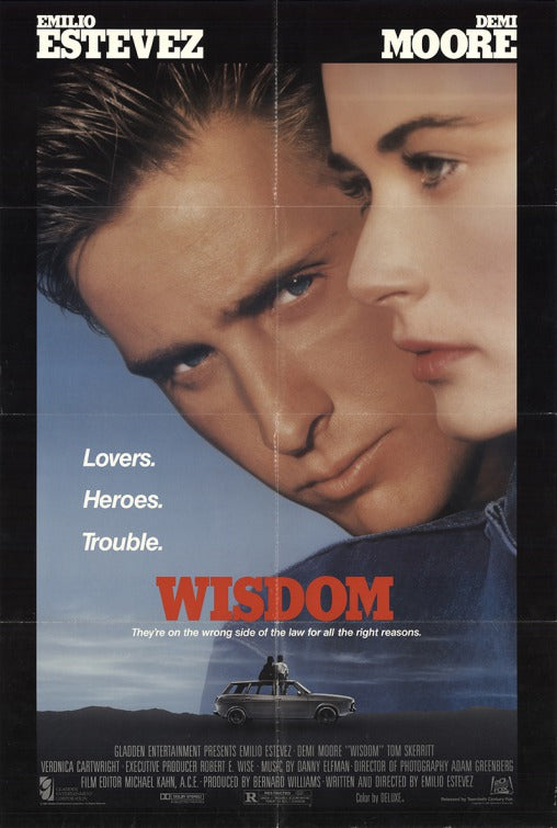 the movie poster: Wisdom (1986)