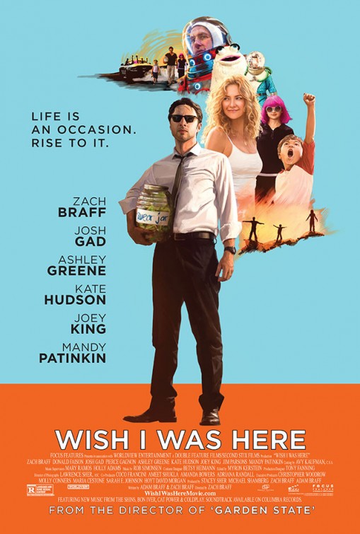 1000 piece jigsaw puzzle for the movie poster: Wish I Was Here (2014) ver2