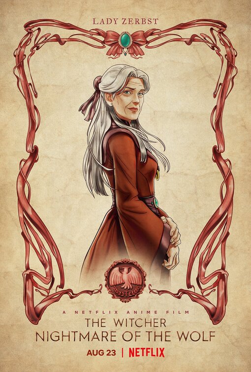 1000 piece jigsaw puzzle for the movie poster: The Witcher: Nightmare of the Wolf (2021) ver5