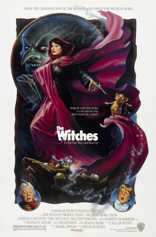 the movie poster: The Witches (1990)
