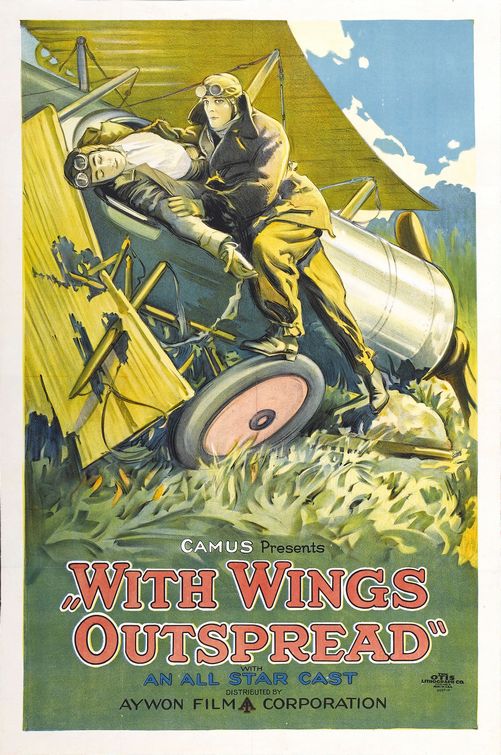 the movie poster: With Wings Outspread (1922)