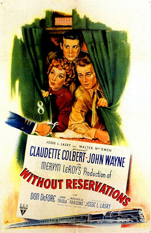 the movie poster: Without Reservations (1946)