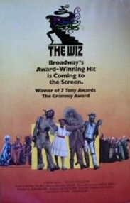 the movie poster: The Wiz (1978)